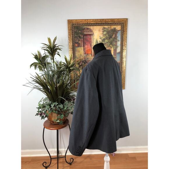 Jones New York Collection Stretch Women's Plus 22W Gray  Classic Single Button - Picture 4 of 10